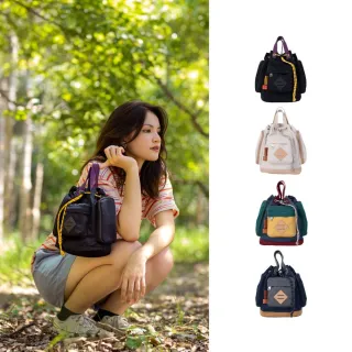 【DOUGHNUT】多用小水桶包 HA 後背側背斜背 多格層 防潑水(多色)