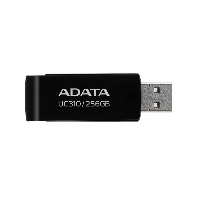 【ADATA 威剛】UC310  256GB USB3.2旋轉隨身碟(黑/白)