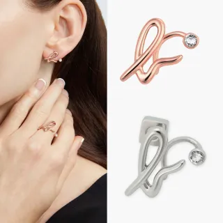 【agnes b.】b.logo耳環單支(多色)