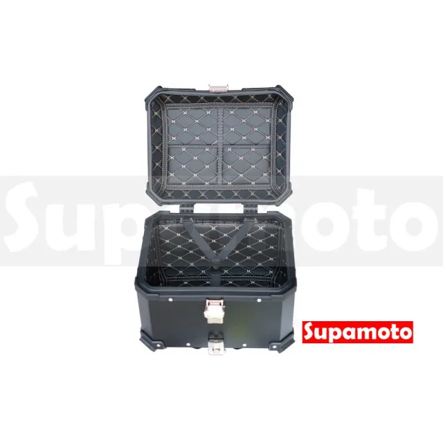 【Supamoto】55L—機車鋁合金尾箱(重機/通用/行李箱/鋁箱/後箱/摩托車/大羊/快拆/檔車/CT125/CB350)