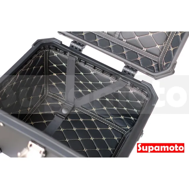 【Supamoto】65L—機車鋁合金尾箱(重機/通用/行李箱/鋁箱/後箱/摩托車/大羊/快拆/檔車/CT125/CB350)