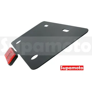 【Supamoto】車牌反光片底板(短牌架/牌框/大牌架/不鏽鋼/改裝/加強/白鐵/紅牌/黃牌/小七碼/驗車)