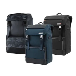 【Samsonite 新秀麗】SEFTON 商務收納型大容量翻蓋筆電後背包/雙肩包/通勤包/電腦包15吋(多色可選)