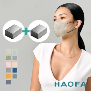 【HAOFA】氣密型99%防護立體醫療口罩2盒組 30片/盒(30入/盒-醫療N95、N95、醫用口罩、99%防護、台製口罩)