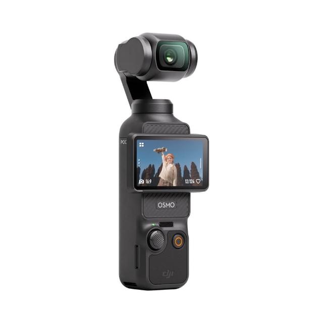 【DJI】Osmo Pocket 3 手持口袋攝影機/相機 單機版 + 一年保險 + 128G U3記憶卡(公司貨-贈專屬鋼化膜)