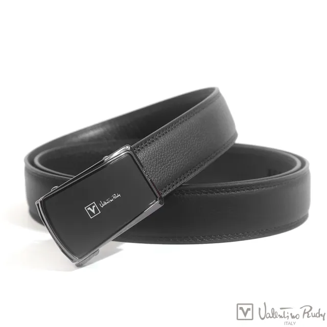 【Valentino Rudy 范倫鐵諾.路迪】時尚男士自動扣牛皮皮帶/腰帶(VR-LA42112 帶身3.1CM寬)