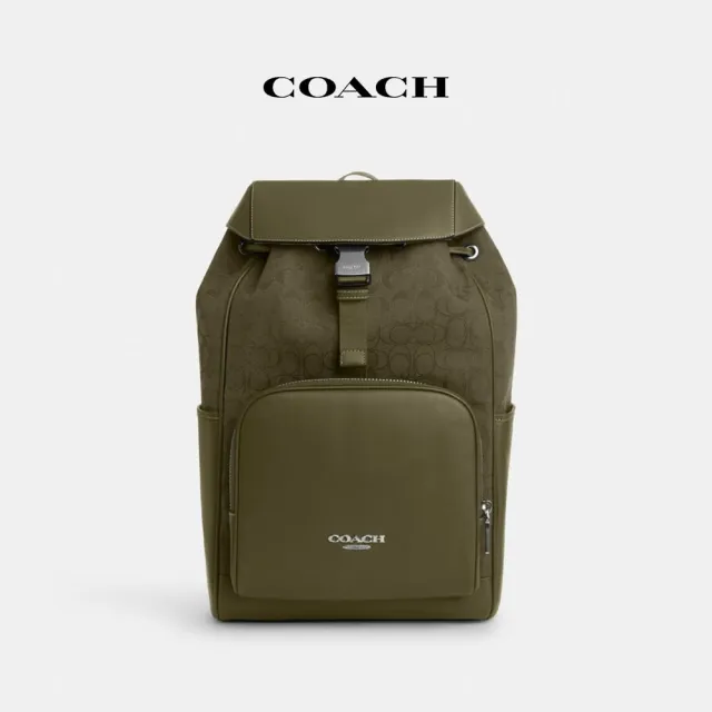 【COACH】蔻馳官方直營 ETHAN/RACER 後背包-多色可選(CM697/CW178/CU112/CW172)