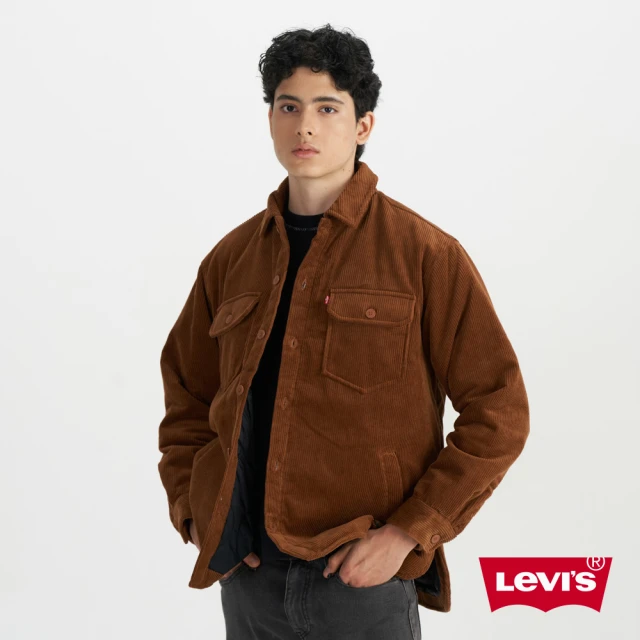 LEVIS 官方旗艦 男款 燈心絨外套 舒適外套 胸前雙口袋 人氣新品 002PW-0001