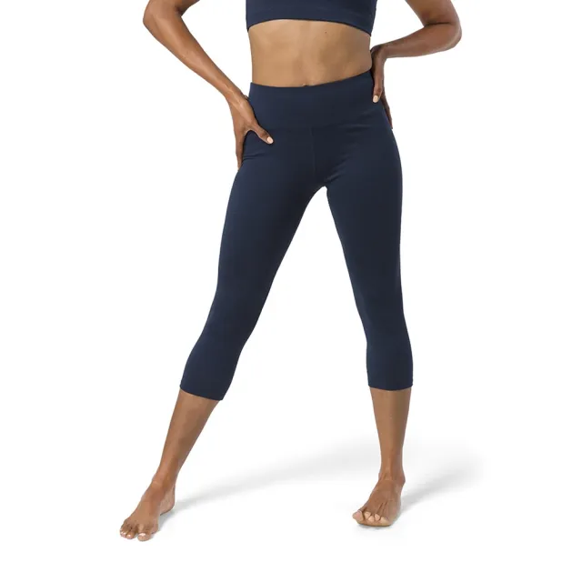 【Manduka】Dhara Capri Legging 高腰剪裁七分緊身褲(運動長褲、瑜珈褲、瑜珈服)