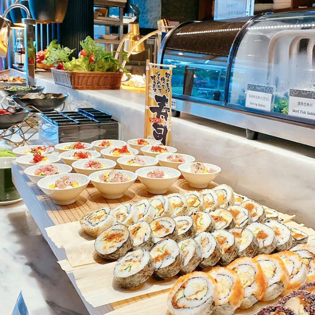 【台中日光溫泉會館】台中高CP聚餐強檔!花見西餐廳★平日午餐吃到飽假日+100/人