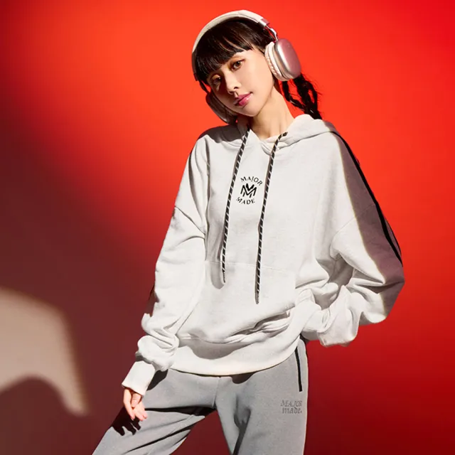 【MAJOR MADE】雙線條雙疊M帽T(帽T/字母T/長袖)