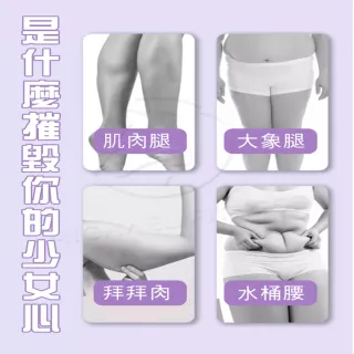 【Michael Fitness 麥克健身】瘦腿按摩器 瘦腿神器 夾腿按摩器 滾輪按摩 腿部按摩(360度全包覆滾輪)