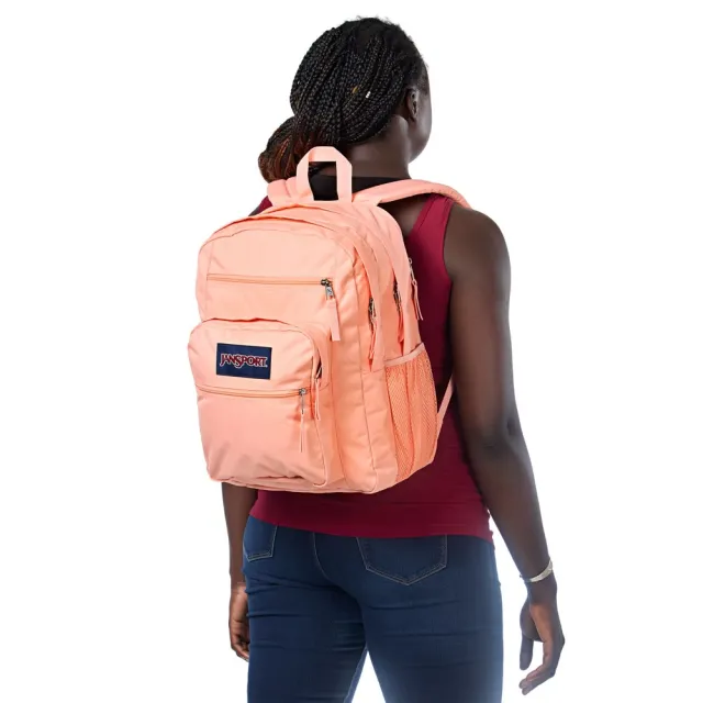 【JANSPORT】雙11 BIG STUDENT 大容量背包 蜜桃粉(JS0A47JKKM2)