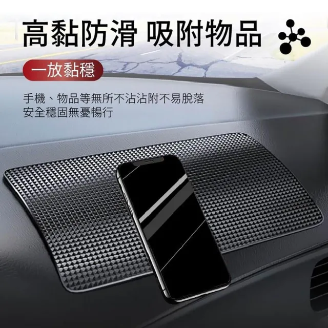 【Godimento】18*13cm 車用防滑置物墊(止滑墊 防滑墊 汽車防滑貼)