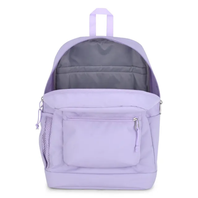 【JANSPORT】雙11 CROSS TOWN PLUS 經典背包 柔和紫(JS0A7ZNZ5M9)