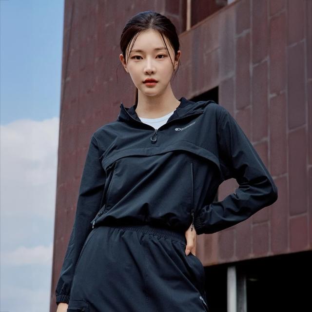 【Discovery Expedition】女版連帽上衣 帽T(DWTR45044-BKS)