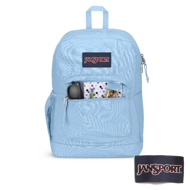 【JANSPORT】雙11 CROSS TOWN PLUS 經典背包 經典黑(JS0A7ZNZ7G7)
