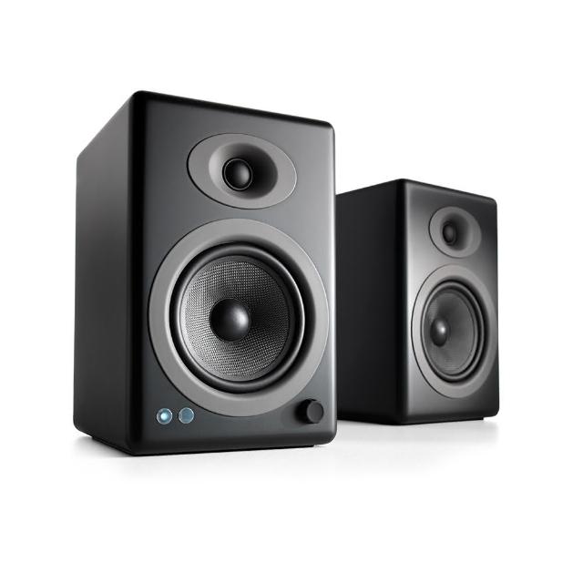 【Audioengine】A5+ 主動式立體聲藍牙書架喇叭(黑)