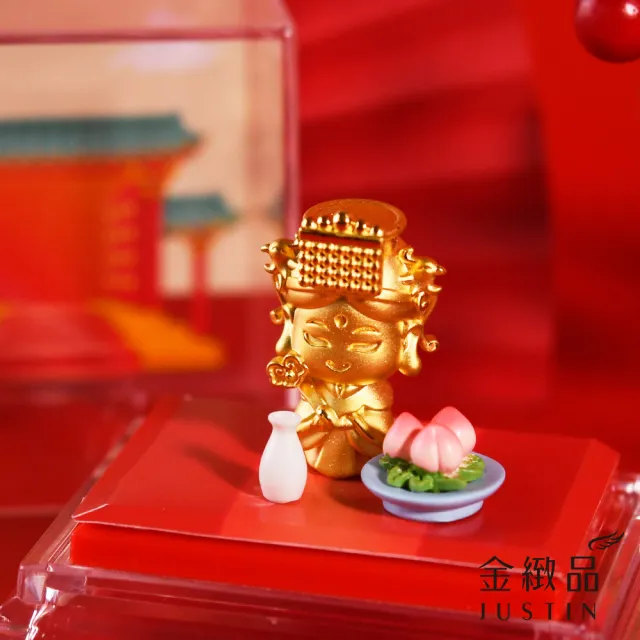 【金緻品】黃金擺件 平安如意媽祖 2.66錢(純金擺飾 非鍍金 神明 媽祖婆 信仰 粉紅超跑 媽祖繞境)