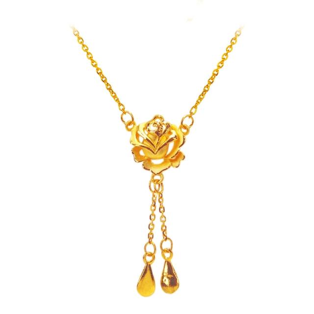 【元大珠寶】黃金項鍊純金9999花樣年華(1.21錢正負5厘)