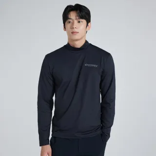 【Discovery Expedition】男版高領熱能長袖T恤(DMRL23044-BKS)