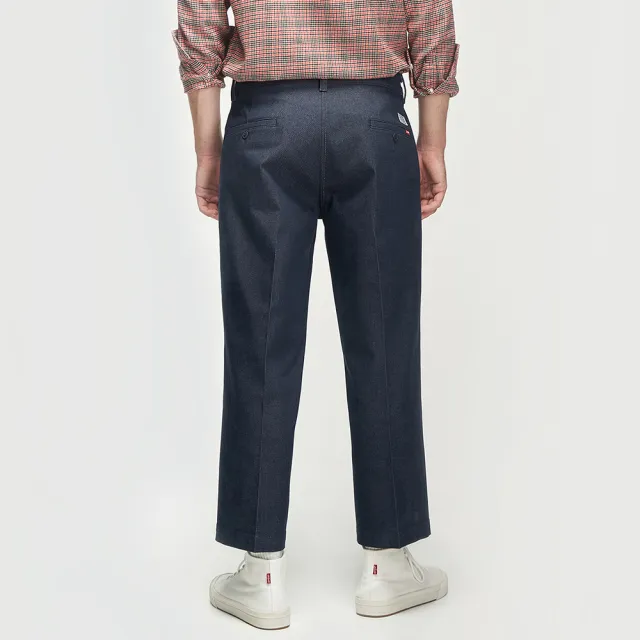 【LEVIS】男款 叛逆紳士風卡其西裝寬褲/抗皺免熨燙/彈性布料 /丹寧原色 熱賣單品 A1223-0000