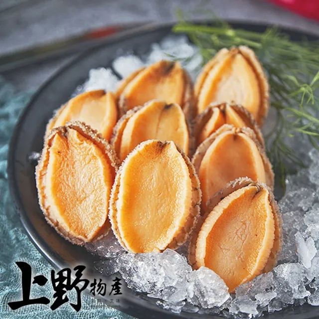 【上野物產】10顆 鮑魚清肉(19g±10%/顆 海鮮/鮑魚/干貝)