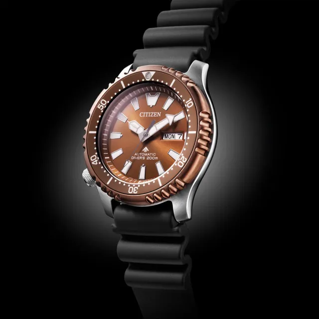 【CITIZEN 星辰】PROMASTER系列 鋼鐵河豚 潛水機械腕錶 錶 手錶 送禮(NY0164-65X)