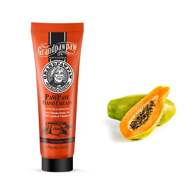【澳洲 Grandpawpaw】木瓜護手霜含綿羊油曼努考蜂蜜20+(6入組 75g/條)