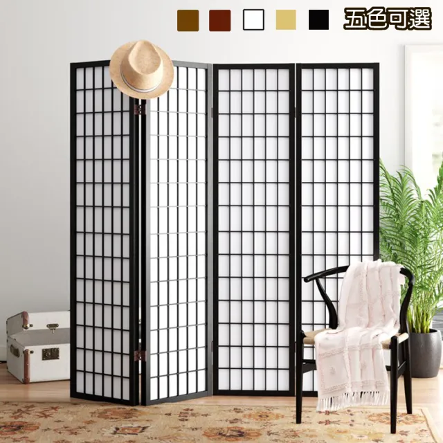 引取限定 虎 木製屏風 和風 衝立 5/4結標日本和風三折格子屏風實木和室隔斷擺飾CED0470 -家具古董家具老