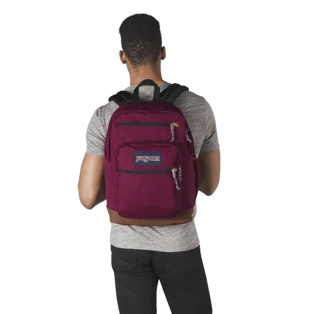 【JANSPORT】雙11 COOL STUDENT 經典大背包 酒棕紅(JS0A2SDD04S)