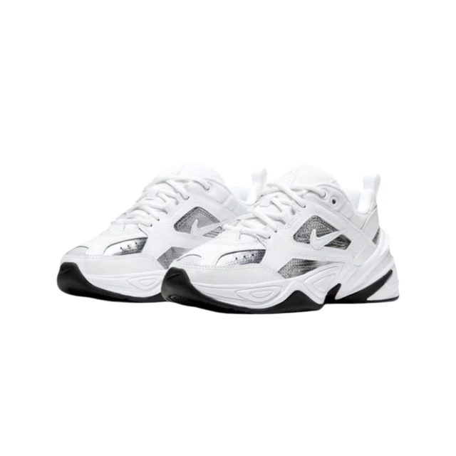 NIKE 耐吉 W Nike M2k Tekno Ess 老爹鞋 白銀 CJ9583-100(復古 增高 休閒鞋 女鞋)