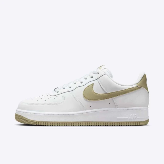 NIKE 耐吉 Air Force 1 07 男 休閒鞋 運動 經典 AF1 穿搭 白 橄欖綠(FJ4146-110)