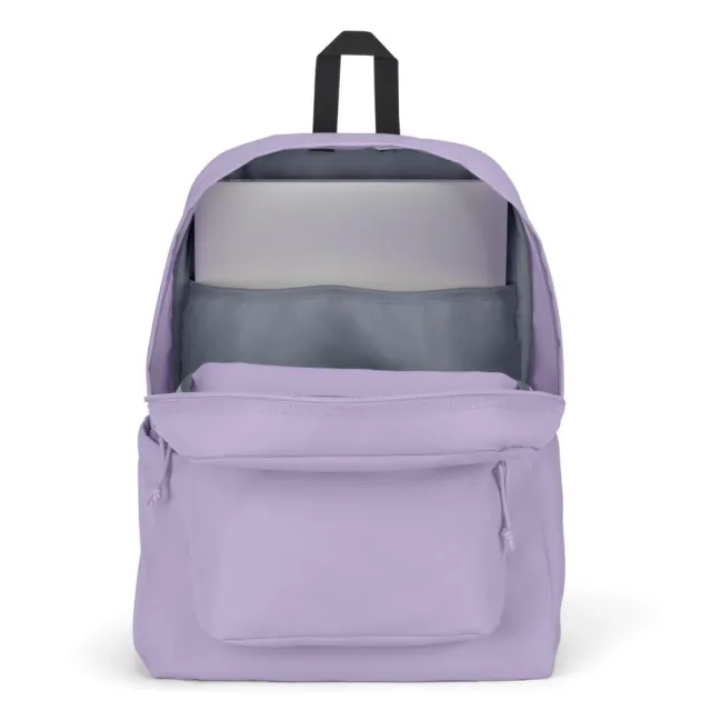 【JANSPORT】雙11 SUPERBREAK PLUS 經典款背包 柔和紫(JS0A4QUE5M9)