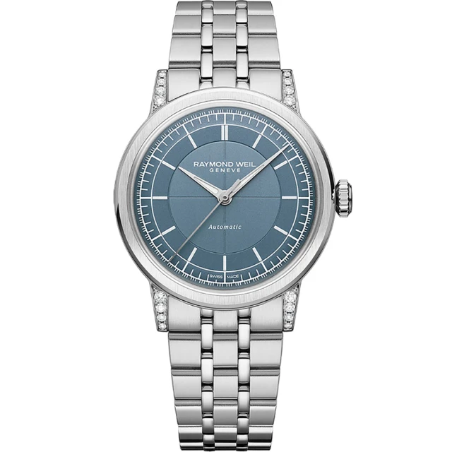 Raymond Weil 蕾蒙威 Millesime 復古系列 牛仔藍機械女錶-35mm(2125-STS-50011)