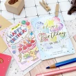 【SEASON 四季紙品禮品】生日卡42K(生日小卡 祝福 慶生 BK1517-46~53)