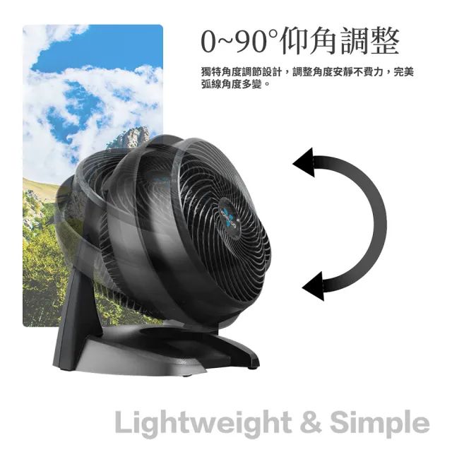 【VORNADO 沃拿多】渦流空氣循環機630W-白色(適用5-8坪)