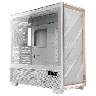 【Antec】FLUX PRO White E-ATX 電腦機殼(白色/TYPE-C/溫度顯示)