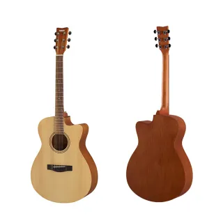 【Yamaha 山葉音樂】YAMAHA FS400C 缺角款 木吉他F400系列(Concert小琴體帶缺角/贈原廠袋)