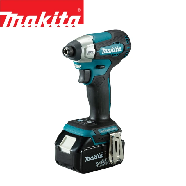 MAKITA 牧田 18V鋰電無刷衝擊起子機-雙電3.0AH(DTD157RFE)