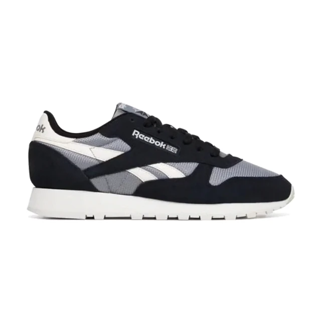 REEBOK Classic Leather 男鞋 黑灰色 緩衝 復古 皮革 運動鞋 休閒鞋 100075001