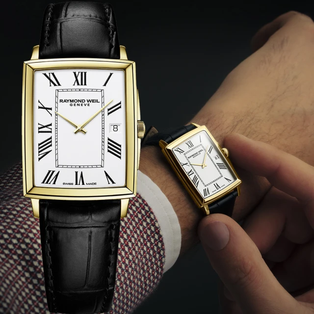 Raymond Weil 蕾蒙威 Toccata 托卡塔系列 羅馬長方形手錶(5425-PC-00300)