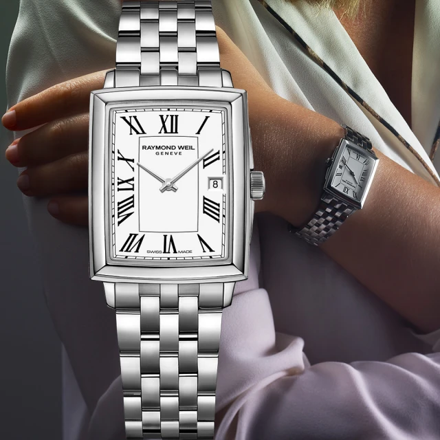 Raymond Weil 蕾蒙威 Toccata 托卡塔系列 羅馬長方形女錶(5925-ST-00300)