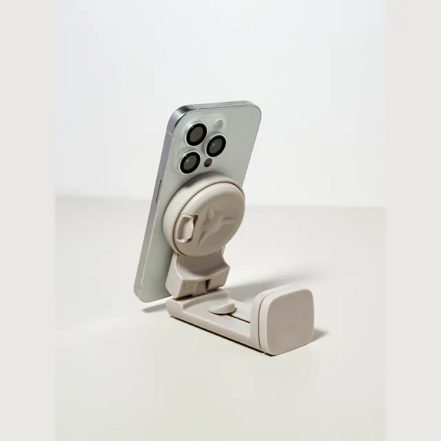 【MAGIPEA】美極品 磁加吸旅行支架 360雙向角度旋轉(手機有無磁吸功能皆能使用)