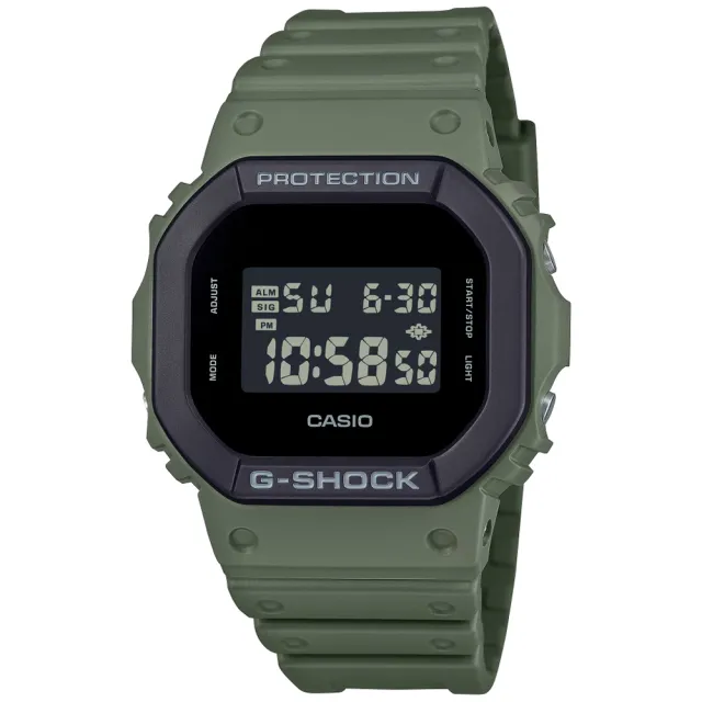 【CASIO 卡西歐】G-SHOCK 街頭時尚 方形電子腕錶 推薦 送禮 畢業禮物(DW-5610UU-3)