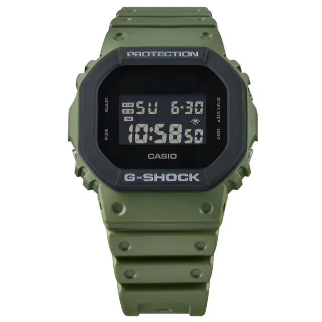 【CASIO 卡西歐】G-SHOCK 街頭時尚 方形電子腕錶 推薦 送禮 畢業禮物(DW-5610UU-3)