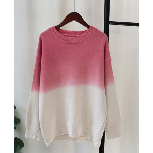 米蘭精品 洋裝長袖連身裙(洋氣設計感撞色荷葉邊收腰過膝赫本風