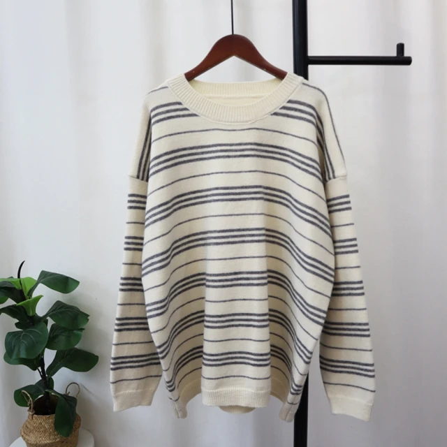 米蘭精品 洋裝長袖連身裙(洋氣設計感撞色荷葉邊收腰過膝赫本風