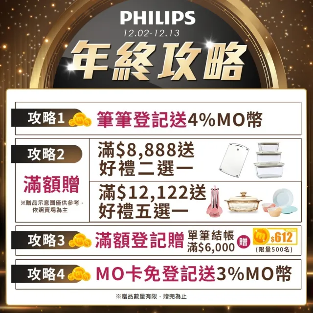 【Philips 飛利浦】數位海星氣炸鍋6.2L-大白(HD9270)