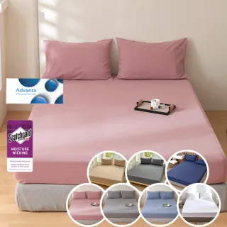 【Annette】買一送一 防水床包式+枕套保潔墊(特大)